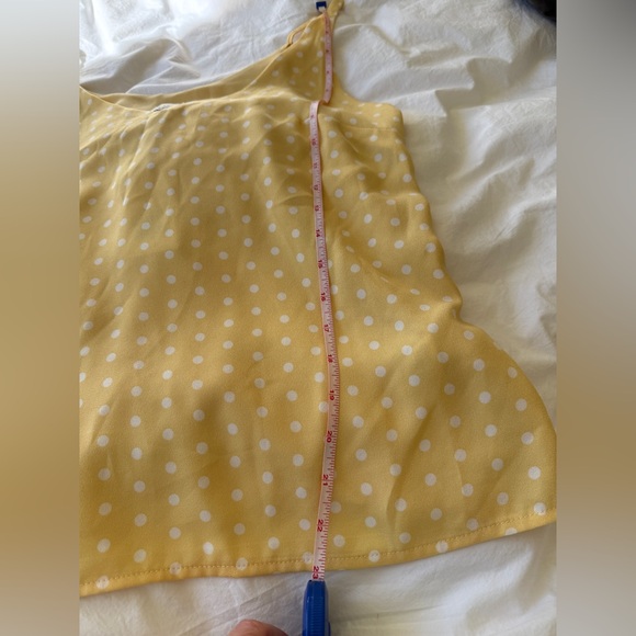 A New Day NWT Yellow Polka Dot Camisole - Picture 7 of 8